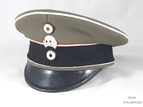 Casquette d'officier hussards de l'armée impériale allemande, Leib-Husaren Regt. Nr.1