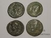 4 roman coins lot