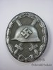 Wound badge in silver