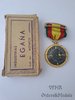 Medalla de la campaña Guerra Civil, retaguardia, con caja