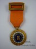 Miniatura de la medalla de sufrimientos por la Patria, cinta naranja