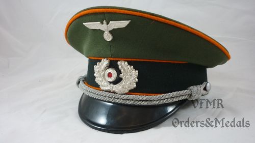 Wehrmacht Schirmmütze für Offiziere der Feldgendarmerie