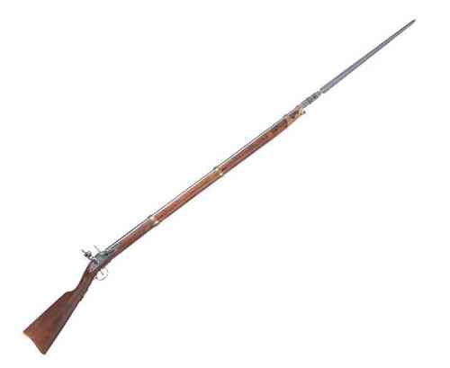 French 1806 rifle with bayonet