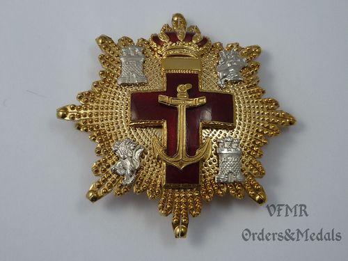 Grande Cruz de Mérito naval com distintivo vermelho