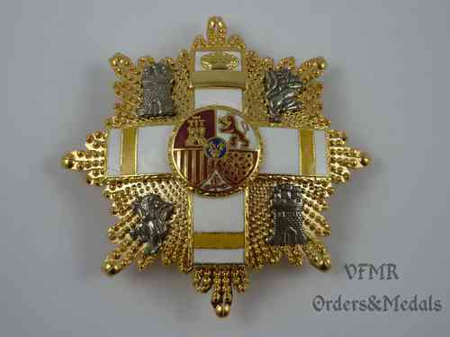 Gran Cruz Merito Militar distintivo amarillo