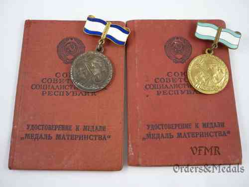 Mother's medals group