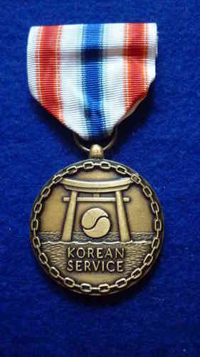 Medalla de servicio en Corea (Marina Mercante)