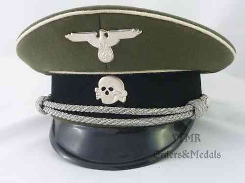 Gorra de oficial de las Waffen SS, réplica