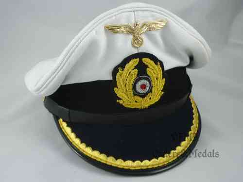 Kriegsmarine officer visor cap, repro