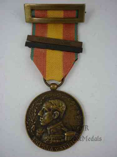 Medalha de África com dos fivelas