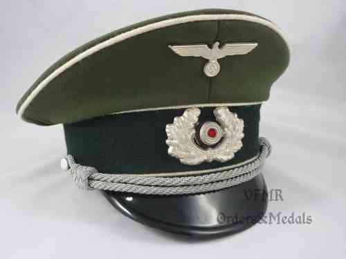 Heer infantry officer visor cap, repro