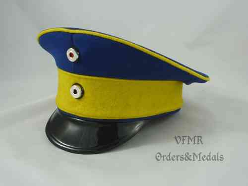 German Imperial Army Cavalry officer visor cap, repro (Dunkelblau)