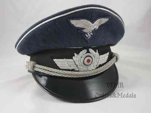 Luftwaffe officer visor cap, repro