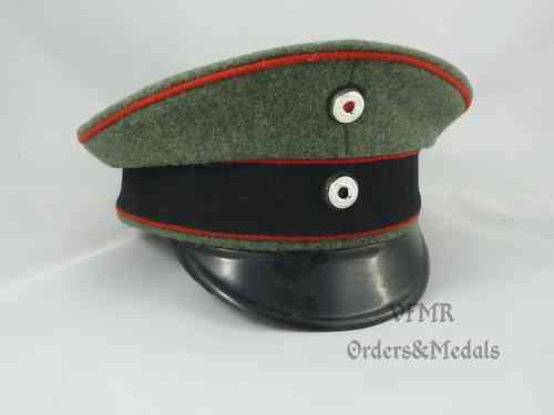 Gorra de oficial de artillería del Ejército Imperial Alemán  (I Guerra Mundial)