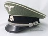 Waffen SS officer visor cap, repro