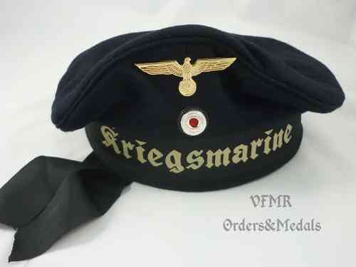 Chapéu de Marinheiro da Kriegsmarine, reprodução
