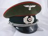 Heer artillery officer visor cap, repro