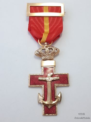 Cruz de Mérito naval com distintivo vermelho