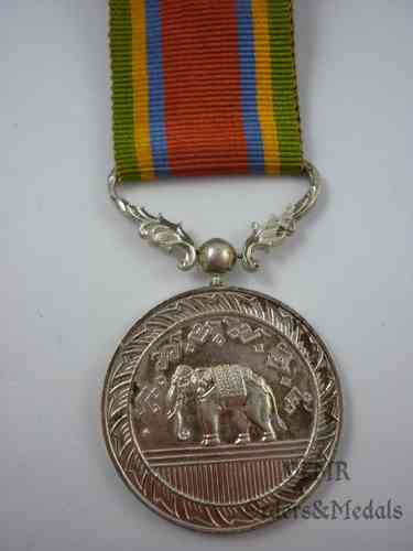 Thailand - Order of White Elephant, silver medal