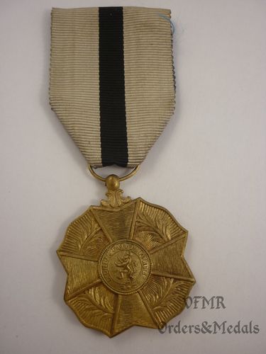 Bélgica - Ordem de Leopoldo II, Medalha de ouro