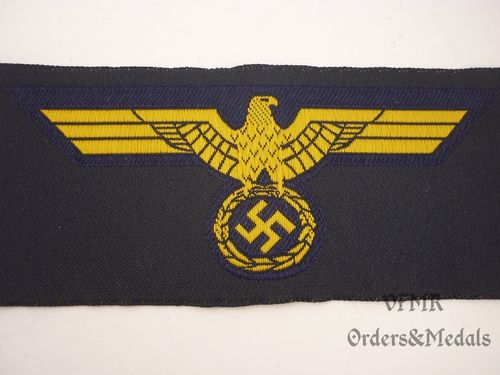 Águia de peito para uniforme da Kriegsmarine, reprodução