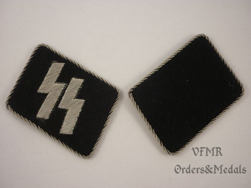 Waffen SS officer collar tabs