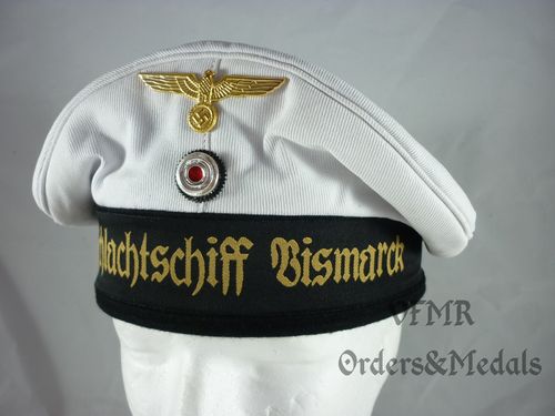 Kriegsmarine sailor cap, (Battleship Bismarck)