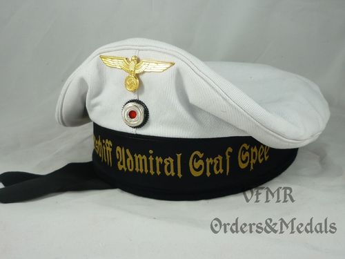 Chapéu de Marinheiro da Kriegsmarine, (Admiral Graf Spee)