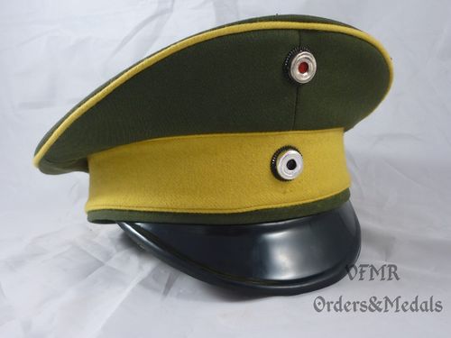 Preußen Schirmmütze für Offizier der Kavallerie (1. Weltkrieg)