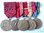 Pasador de 5 medallas de la ocupación de Alemania, US Navy