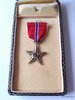 Médaille de l'étoile de bronze avec Etui (2eme guerre mondiale)