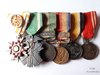 Barra medalha com 6 medalhas