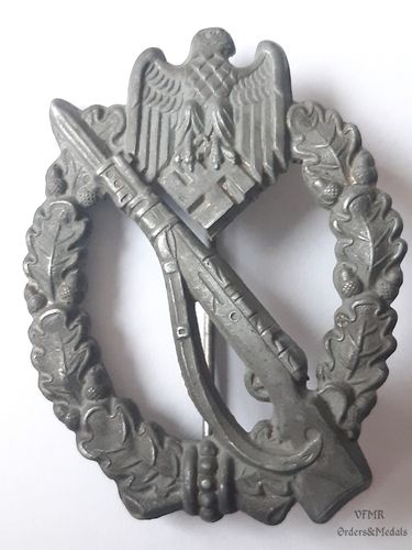 Placa de asalto de infantería en plata