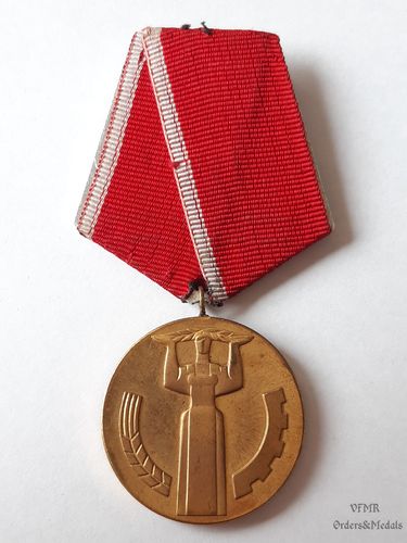 Bulgarie - Médaille pour 25e anniversaire de la Règle populaire