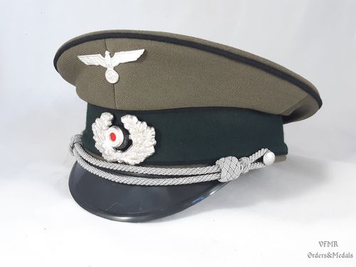 Wehrmacht Schirmmütze für Offiziere der Pioniere