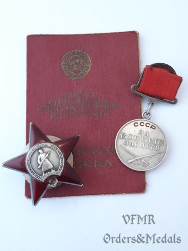 Groupe de médailles soviétique Seconde Guerre mondiale