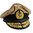 Casquette d'amiral de la Kriegsmarine (uniforme tropical)