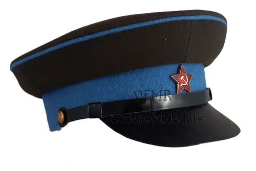 Gorra de oficial de la fuerza aérea soviética