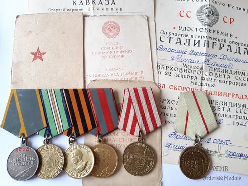 Grupo soviético de un sargento mayor II Guerra Mundial