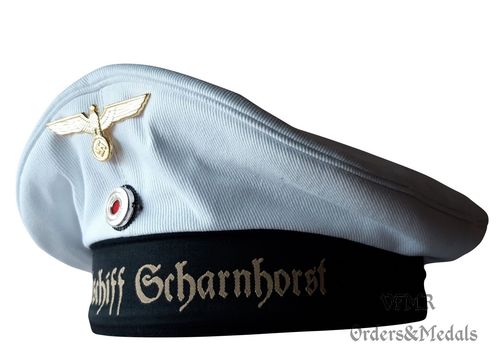 Gorra de marinero de la Kriegsmarine (Acorazado Scharnhorst)