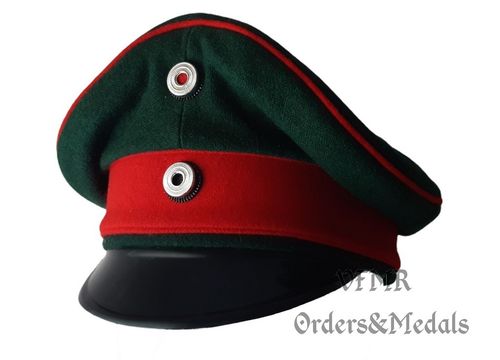 German Imperial Army Jägers officer visor cap, repro (World War I)