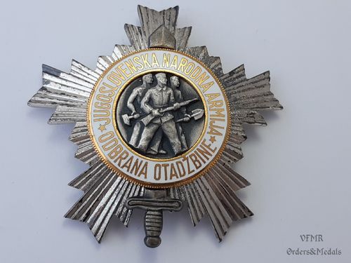 Yugoslavia – Orden del Ejército Popular Yugoslavo de 3ª clase