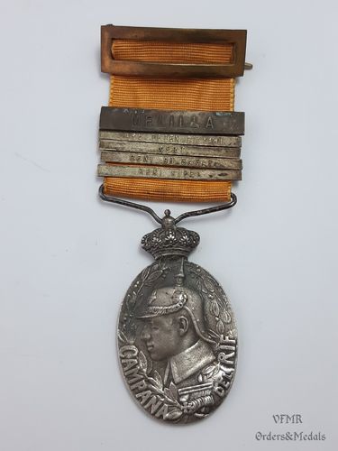 Rif campaign medal with five medal clasps