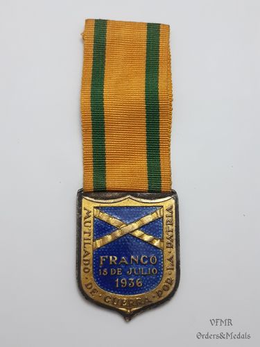 Medal mutilated for the fatherland