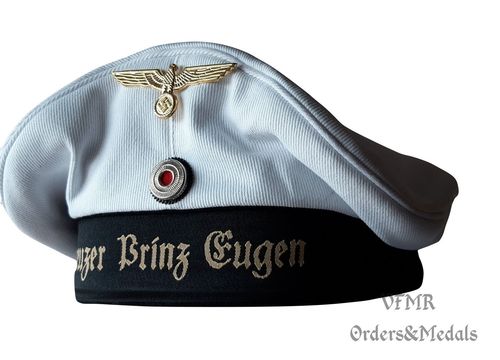 Gorra de marinero de la Kriegsmarine (Kreuzer Prinz Eugen)