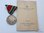 Bulgaria -  Medalla de la guerra patriótica de 1944-1945 con documento