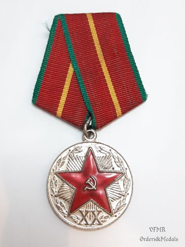 Medalha de 20 anos de serviço irrepreensível no KGB