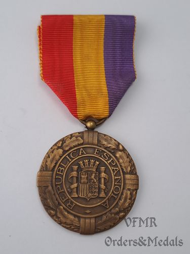 Order of the liberation of Spain, bronze medal