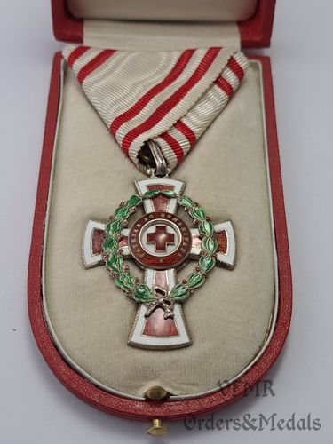 Império Austro-Húngaro - Cruz de 2ª classe da Ordem da Cruz Vermelha com distinção de guerra
