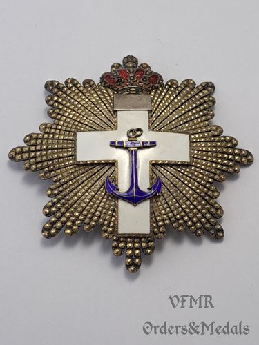 Grande Cruz da Ordem do Mérito Naval, distintivo branco